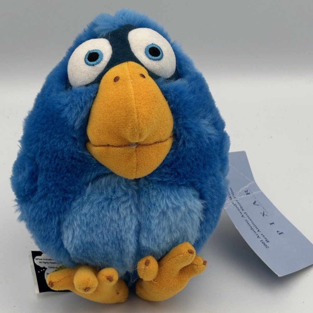 For The Birds Bluebird 6" 2009 Plush Disney Pixar Studios Exclusive W/tags Blue
